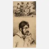 Ludwig Emil Grimm, Paar Radierungen, Radierung