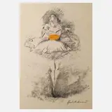 Charlotte Berend-Corinth, Ballerina, Aquarellfarbe