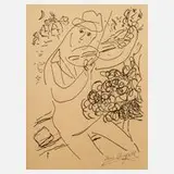Der Geiger by Marc Chagall, Lithographie, sold Aug 2021