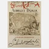 Plakat "Hommage an Albrecht Dürer" by Salvador Dalí, Lithographie, sold Aug 2021