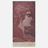 Prof. Ernst Fuchs, Adonis im Profil