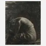 Christian Koepping, "Trauer", Radierung