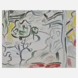 Roy Lichtenstein, "Path trough the Forests", Farblithographie