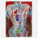 André Masson, Torso, Farblithographie