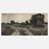 Otto Paetz, "Feldweg", Radierung