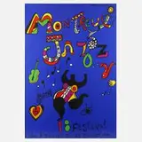 Niki de Saint Phalle, originalgraphisches Plakat, Farbsiebdruck