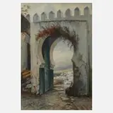Bruno Richter, "Tanger", 1905, Aquarell und Deckfarben