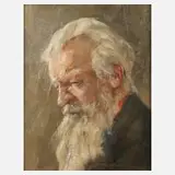 Hans Münnich, Herrenportrait, Öl auf Leinwand