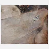 Prof. Heinz Werner, "Einsamkeit", 1928, Öl auf Hartfaserplatte