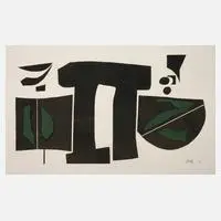 Willy Wolff, ohne Titel, Farblinolschnitt