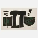 Willy Wolff, ohne Titel, Farblinolschnitt