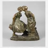 Karl Korschann, Liebesgeflüster, Bronze
