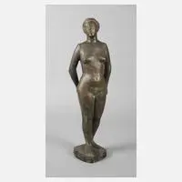 Fritz Schwarzbeck, Stehender Akt, Bronze