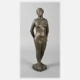 Fritz Schwarzbeck, Stehender Akt, Bronze