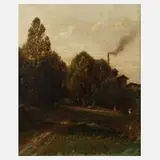 John Bunyan Bristol, Angler, Öl auf Leinwand
