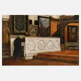 Erich Hammer, Kircheninterieur Weimar, Öl auf Leinwand
