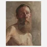 Mathilda von Bodenhausen, Männerportrait, Öl auf Leinwand