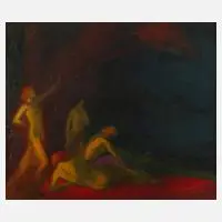 Felix Courché, "Sirenen", 1926, Öl auf Leinwand