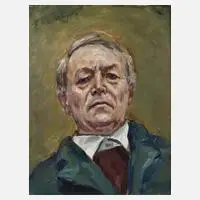 Friedrich Kunitzer, Selbst, Öl auf Leinwand und auf Spannrahmen aufgezogen