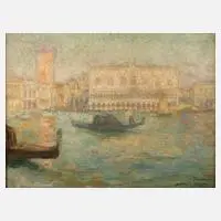 Arthur Midy, "Venedig", Öl auf Leinwand