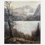 Otto Eduard Pippel, "Vorfrühling am Gosausee"