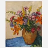 Karl Weber, Blumenstillleben, 1953