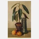 Georg Winkler, "Gummibaum", 1937, Öl auf Karton