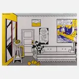 Roy Lichtenstein, "Artist´s Studio-Look Mickey", 1973, Farbserigraphie