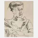 Prof. Oskar Kokoschka, "Ruth 5", Lithographie