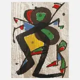 Ohne Titel by Joan Miró, Farblithographie, sold May 2021