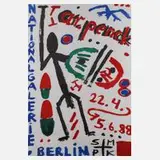 Künstlerplakat by A. R. Penck, Farboffset, sold May 2021