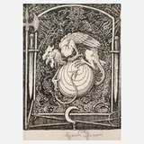 Hans Thoma, Weltungeheuer, Lithographie