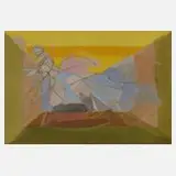 Jacques Villon, "L'écuyère", Farblithographie auf leichtem Karton