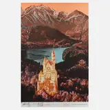 "Neuschwanstein" by Andy Warhol, Farbserigraphie, sold May 2021