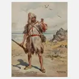 Evelyn Stuart Hardy, Ein nordischer Krieger, Aquarell und Gouache