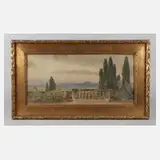 Ettore Roesler Franz, Bei Rom, 1900, Aquarell