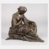 Allegorie der Poesie by Cyprien François Venot, Bronze, sold May 2021