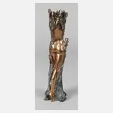 Gilbert Kruft, Bronzevase "Daphne", Bronze