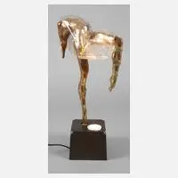 Gilbert Kruft, Tischleuchte "Salome", Bronze