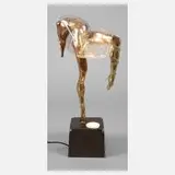 Gilbert Kruft, Tischleuchte "Salome", Bronze