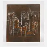 Vincente Kućma, Bronzerelief, Bronze