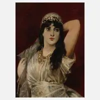 Helene Linck, Junge Orientalin, 1891, Öl auf Leinwand