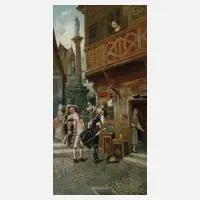 G. Lurion, "Respektlosigkeit", Öl auf Holz