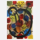 Peter Robert Keil, "Abstrakte Composition", 1942, Öl auf Pappe