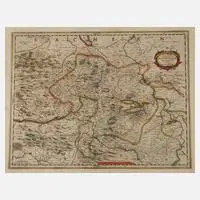 Tilemann Stella, Karte Mannsfelder Land, Kupferstich