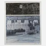 Wrapped Reichstag by Christo und Jeanne-Claude, Collage, sold Oct 2020