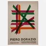 Piero Dorazio, Plakat, Farbsiebdruck