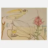 Die Rose (Traum) by Salvador Dalí, Radierung, sold Oct 2020