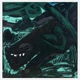 Prof. Karl Horst Hödicke, "Schwarzer Panther", Farbserigraphie auf leichtem Karton