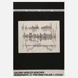 Oskar Holweck, Plakatentwurf, Siebdruck und typographischer Schrift